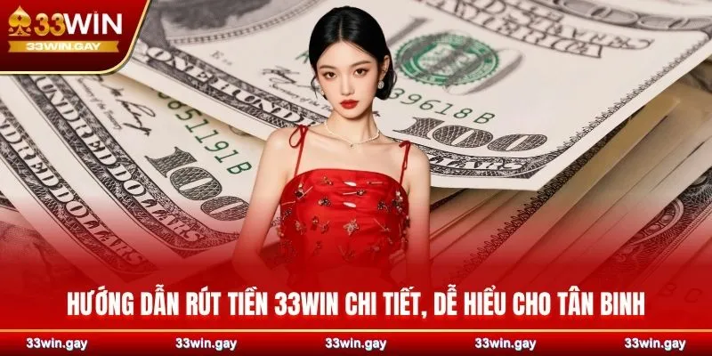 Hướng dẫn rút tiền 33WIN chi tiết, dễ hiểu cho tân binh